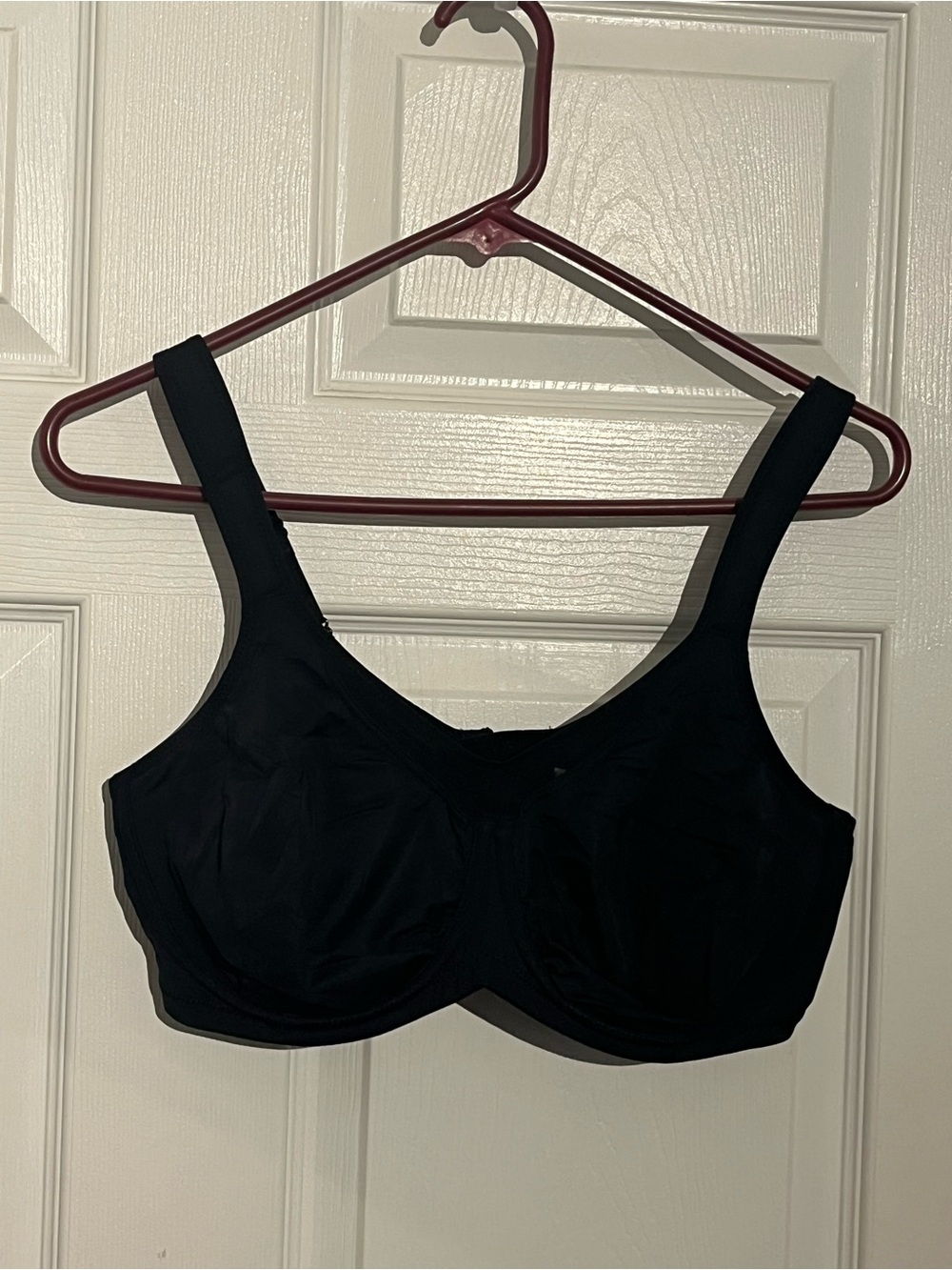 HSIA, Supportive Black Underwire Bra with Full Coverage